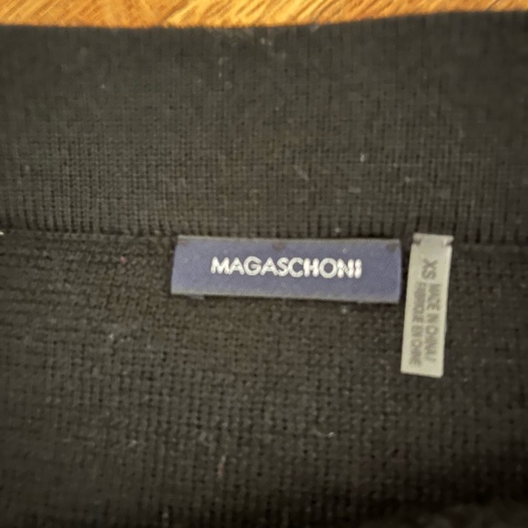 MAGASCHONI BLACK WOOL SKIRT - Picture 5 of 8